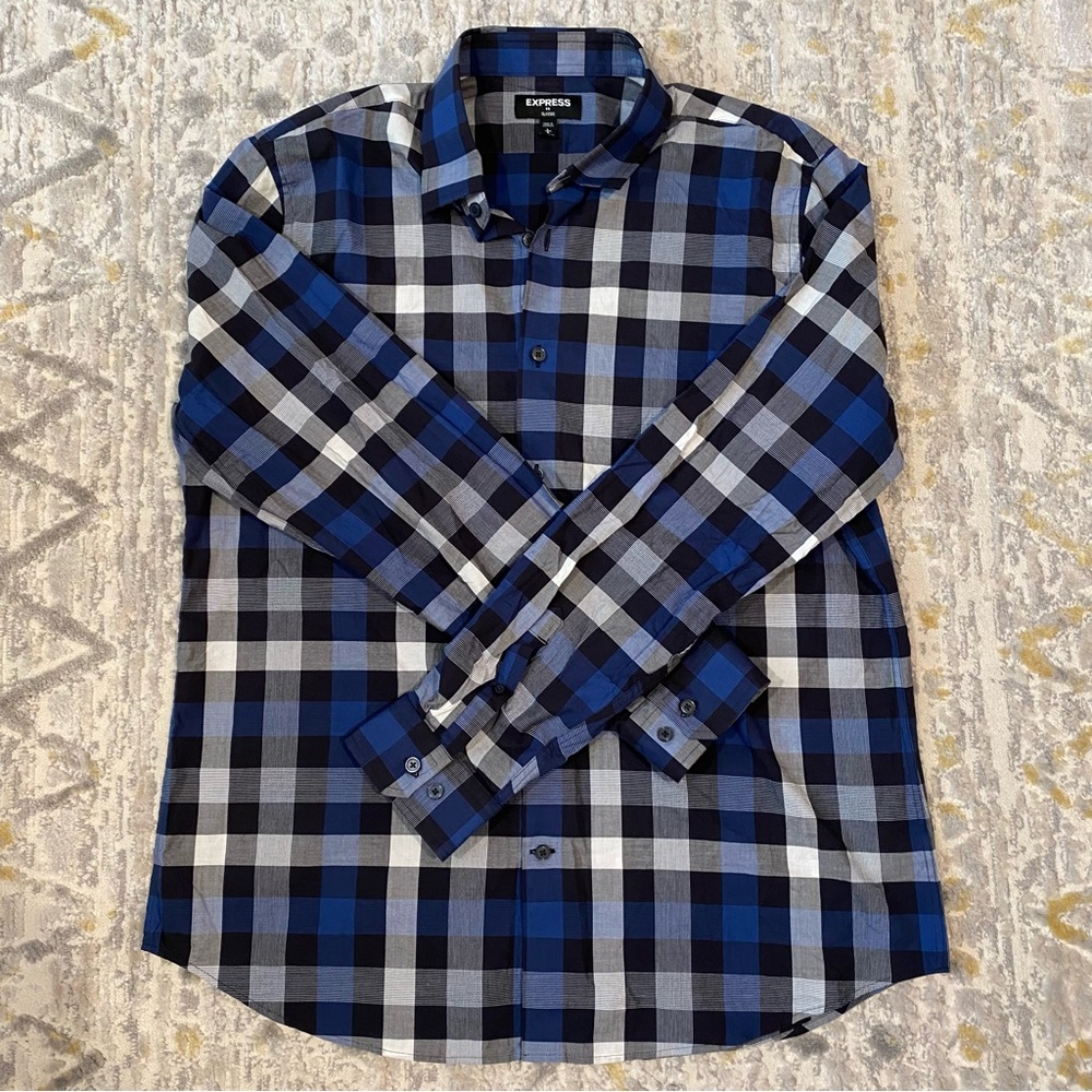 Express Classic Button Down Shirt - image 1